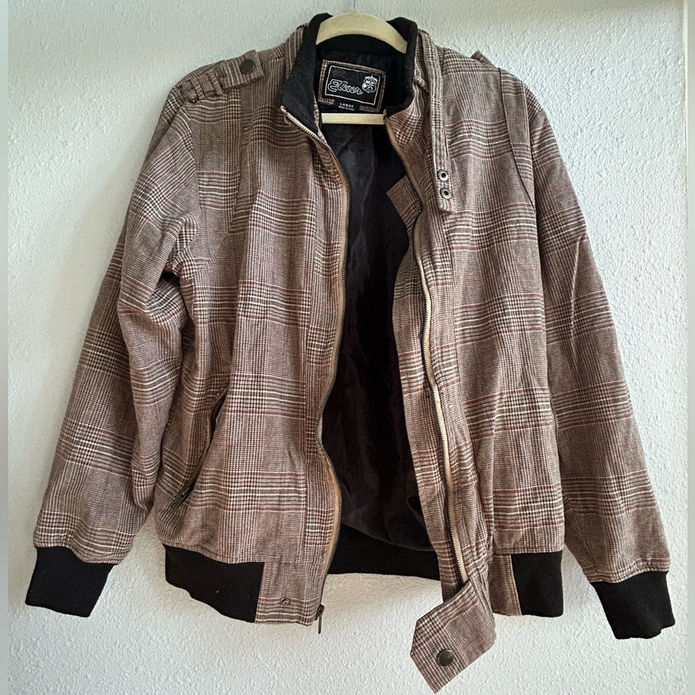 Y2K Elixir Plaid Lined Jacket